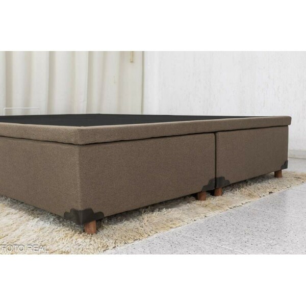 Base Box Ba Queen Prime 158x198x43 Linho Marrom SE