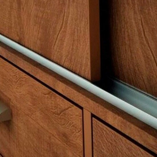Guarda-roupa Meridian 2 Portas Cinamomo Larg. 1.35m - D Doro
