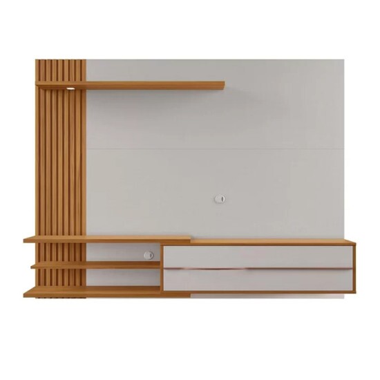 Painel NT 1355 Larg. 1.82m Off/Freij� Ripado para TV at� 65\\\" - Not�vel