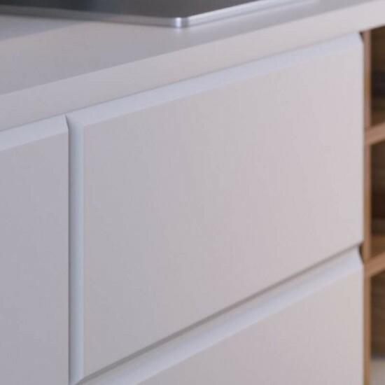 Bancada Noronha Larg. 1.80m Off/Freij para TV at 70\\\" - Colibri