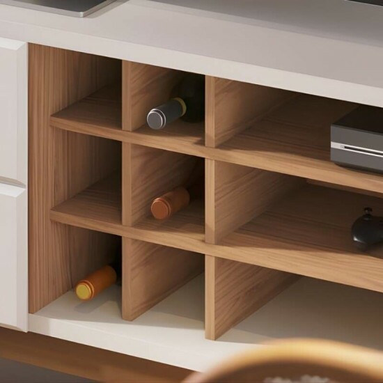 Bancada Noronha Larg. 1.80m Off/Freij para TV at 70\\\" - Colibri