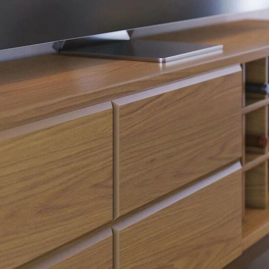 Bancada Noronha Larg. 1.80m Freij para TV at 70\\\" - Colibri