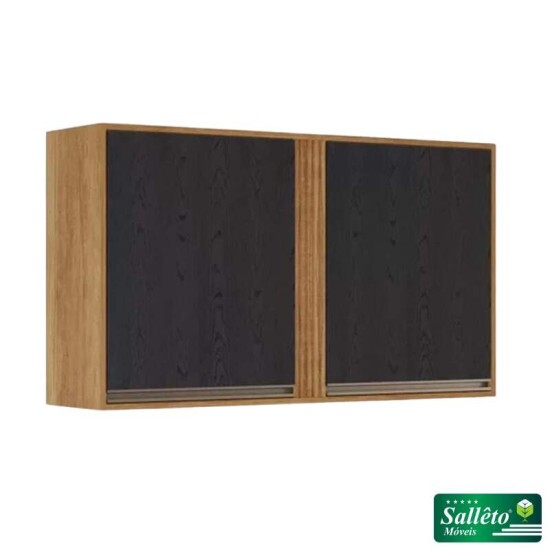 Areo Prola 2 Portas Cinamomo/Preto Larg. 1.20m - Sallto