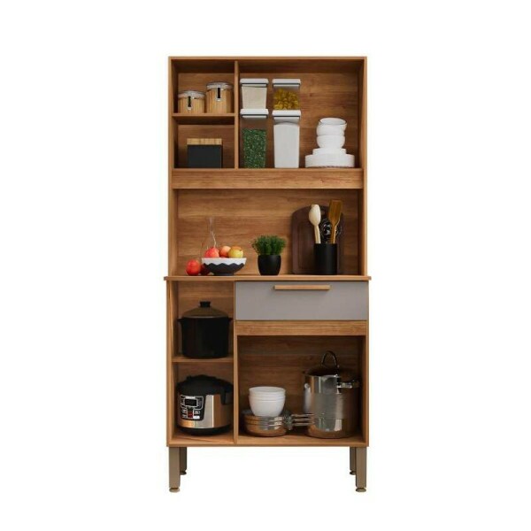 Kit Cozinha Lia Cinamomo/Off Larg. 0.83m Sallto