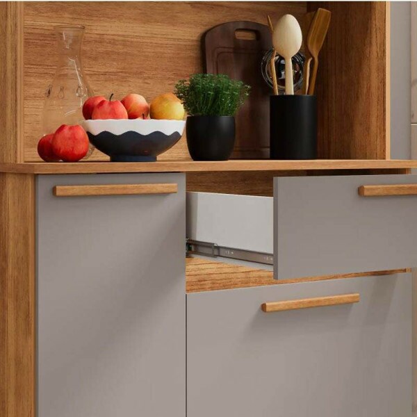 Kit Cozinha Lia Cinamomo/Off Larg. 0.83m Sallto