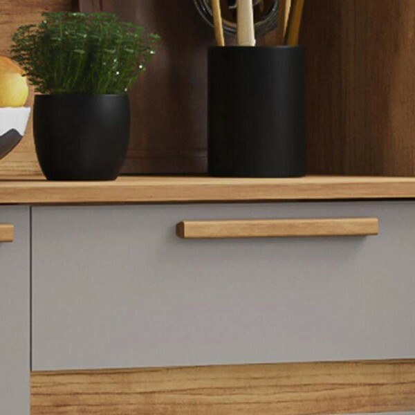 Kit Cozinha Lia Cinamomo/Off Larg. 0.83m Sallto