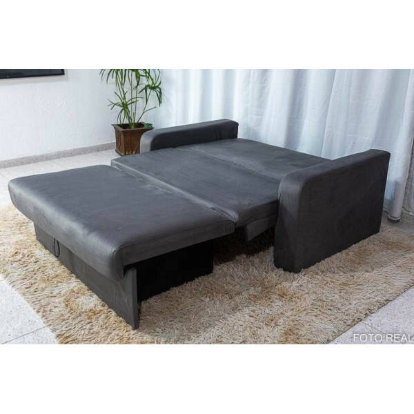 Sof Cama Daiane C/ Ba Cinza 250 Larg. 1.40m
