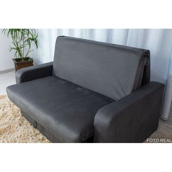 Sof Cama Daiane C/ Ba Cinza 250 Larg. 1.40m