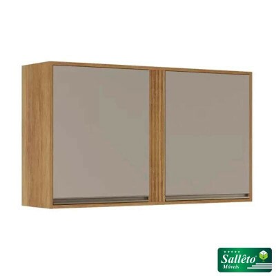 Areo Cozinha Prola Cinamomo/Off 2 Portas Larg. 1.20m - Sallto