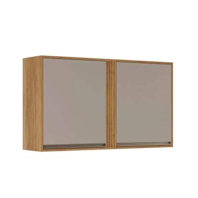 Areo Cozinha Prola Larg. 1.20m Cinamomo/Off 2 Portas - Sallto