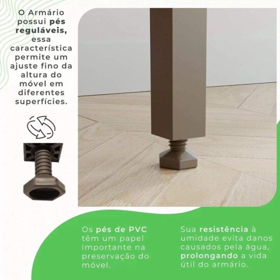 Kit Cozinha Lia Cinamomo/Preto Larg. 0.83m Sall�to