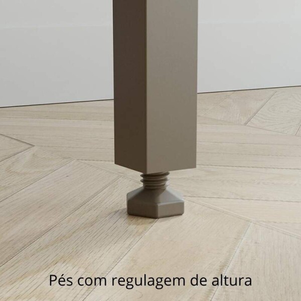 Armrio Cozinha Accia Cinamomo/Off 8 Portas 2 Gavetas Larg. 2.18m - Sallto