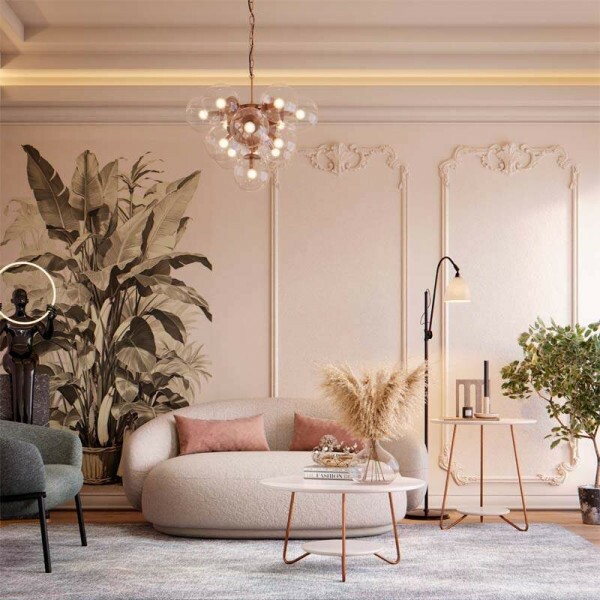Jogo de Mesa Liz Off White EJ Moveis