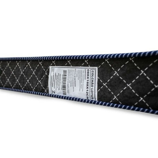 Colcho Solteiro Soffie Lotus 88x188x12 D20 - Nosso Sonho
