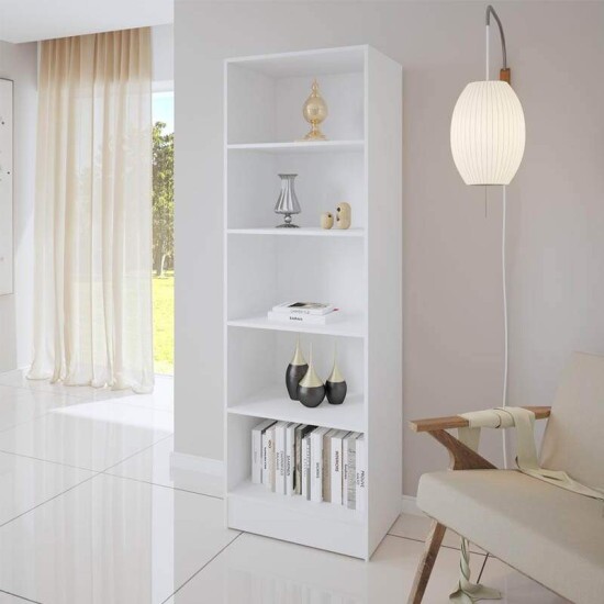 Biblioteca Mirage Larg. 0.52m Branco Viero