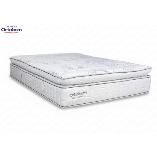 Colcho Casal New Freedom 138x188x32 Molas Ensacadas Pocket Espuma Viscoelstica D33 - Ortobom | Suporta at 300kg