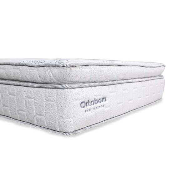Colcho Casal New Freedom 138x188x32 Molas Ensacadas Pocket Espuma Viscoelstica D33 - Ortobom | Suporta at 300kg