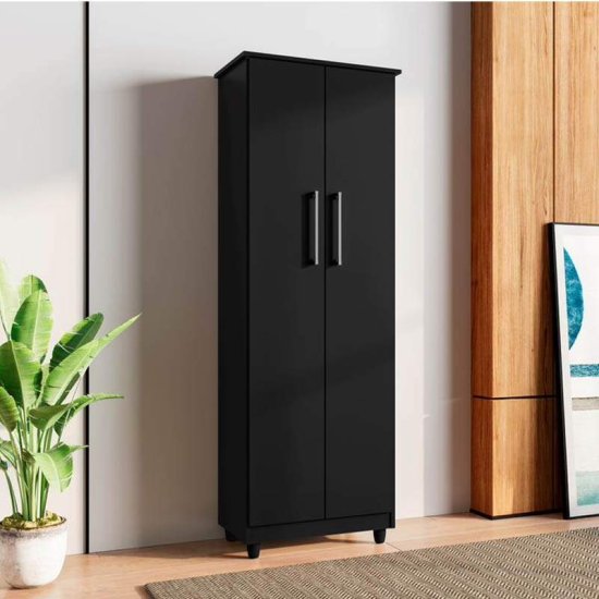 Multiuso 0,53m Nina Preto 2 Portas - Rud Rack