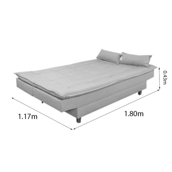 Sof� Cama Premium Linho Bege 2305 - 1,80m