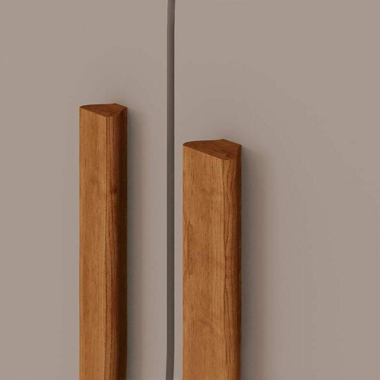 Guarda-roupa Casal Coliseu Cinamomo/Off 6 Portas 4 Gavetas Larg. 2.20m - Sallto