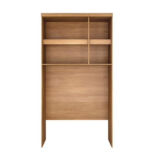 Modulado Cumaru/Fendi Fosco 1 Roupeiro Moderni 4 Pts + 2 Criado Rizon + 1 Canto Oblquo Rizon + 1 Areo 3 portas Rizon - Novo Horizonte