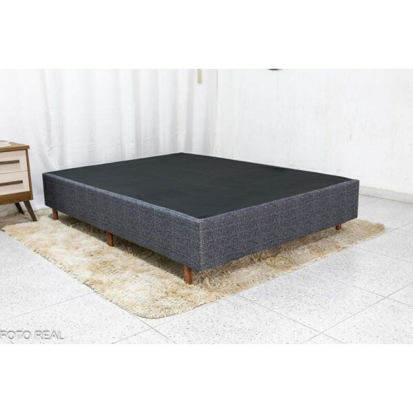 Box Casal Madrid Euro Cinza 138x188x37 UmaFlex