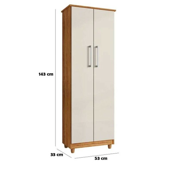 Armrio Multiuso Nina Cedro/Areia Larg. 0.53m - Rud Rack