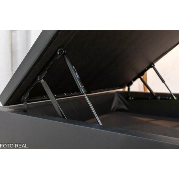 Box Ba Casal Pop 138x188x42 Tiza Korino Preto Nature