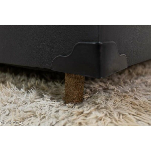 Box Ba Casal Pop 138x188x42 Tiza Korino Preto Nature