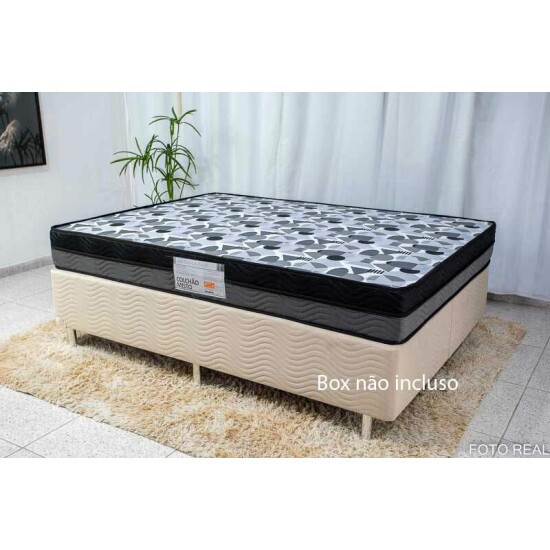 Colcho Casal Ortopdico EPS Iso Dupla Face D-33 138x188x20 - Ortobom | Suporta at 260kg