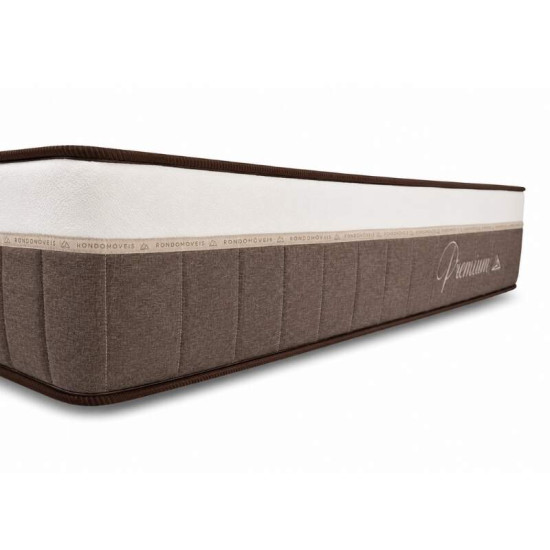 Colch�o Casal Molas Ensacadas Pocket Premium Plus Rondom�veis 138x188x32 cm | Suporta at� 240kg