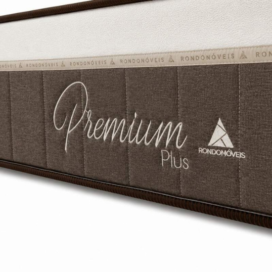 Colch�o Casal Molas Ensacadas Pocket Premium Plus Rondom�veis 138x188x32 cm | Suporta at� 240kg