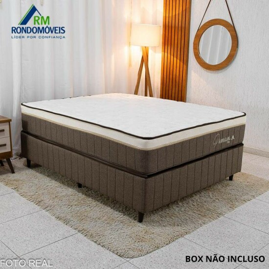Colcho Casal Premium Plus Molas Ensacadas Pocket 138x188x30 - Rondomveis | Suporta at 240kg
