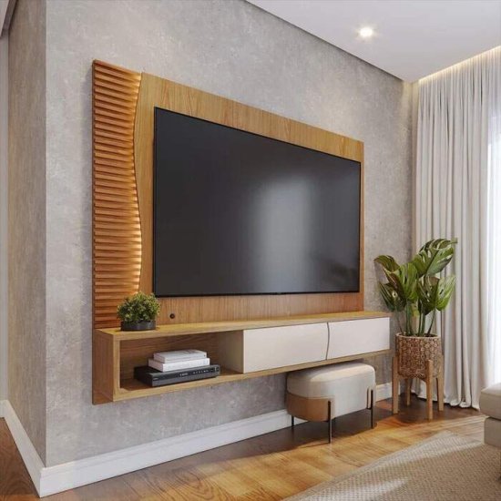 Home Suspenso 1,79m Egeu Freij�/Off para TV at� 65\" - Colibri