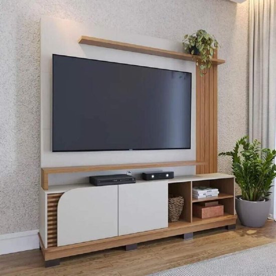Home 1,80m Jurer� Off/Freij� para TV at� 75\" - Colibri