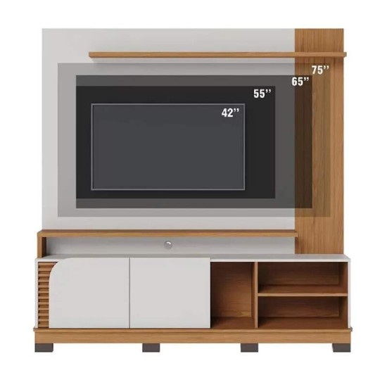 Home 1,80m Jurer� Off/Freij� para TV at� 75\" - Colibri