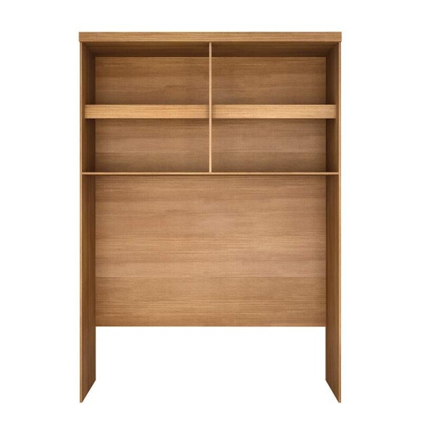 Modulado Areo Rizon Cumaru/Fendi Fosco 4 Portas 2 Prateleiras 100% MDF Larg. 1.67m - Novo Horizonte