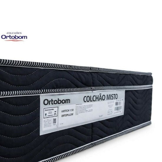 Colch�o Casal Ortop�dico Airtech 150 Ortopillow Ortobom 138x188x28 cm | Suporta at� 240kg