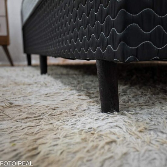 Unibox Casal Supreme Natural D28 138x188x53 Cinza - Gazin | Suporta at 320kg