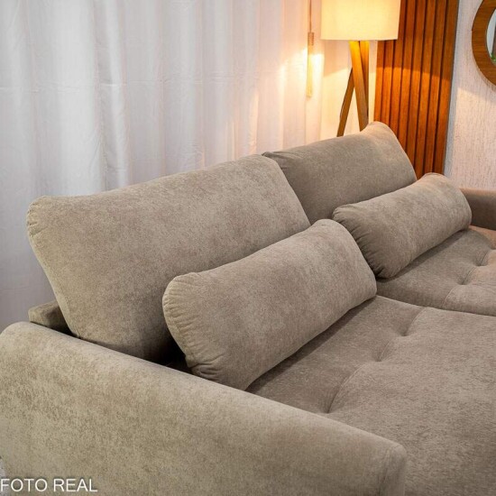 Sof Retrtil Amaranto Premium 2.30m Bege 06 - Sem Caixa