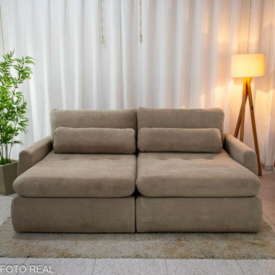 Sof Retrtil Amaranto Premium 2.30m Bege 06 - Sem Caixa