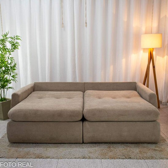 Sof Retrtil Amaranto Premium 2.30m Bege 06 - Sem Caixa