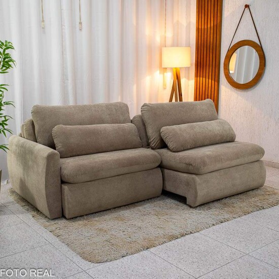 Sof Retrtil Amaranto Premium 2.30m Bege 06 - Sem Caixa