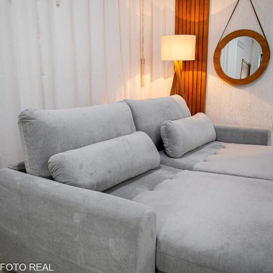 Sof Retrtil Amaranto Premium 2.30m Prata 04 - Sem Caixa