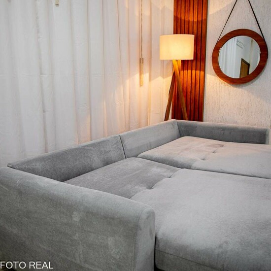 Sof Retrtil Amaranto Premium 2.30m Prata 04 - Sem Caixa