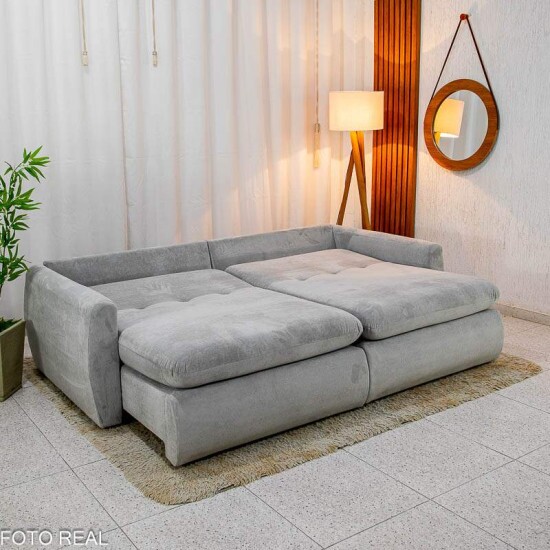 Sof Retrtil Amaranto Premium 2.30m Prata 04 - Sem Caixa