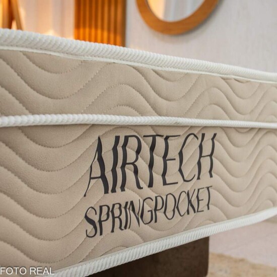 Colcho Solteiro Airtech Springpocket Molas Ensacadas 88x188x25 - Ortobom