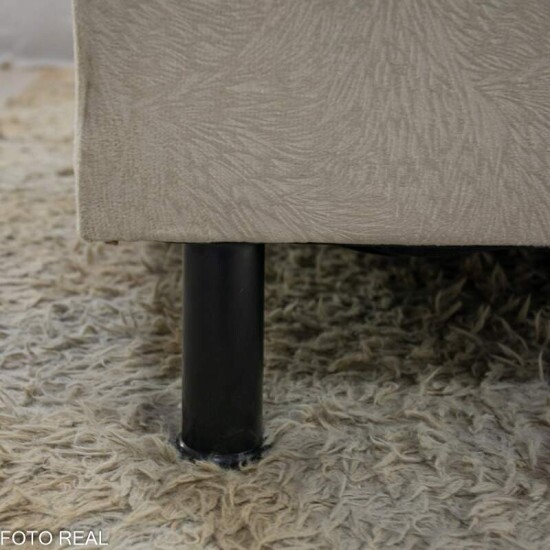 Box Casal Sued Bege 138x188x37 - Nosso Sonho