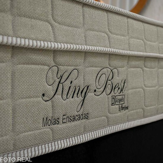 Colcho Queen King Best 158x198x28 Molas Ensacadas Pocket - Anjos | Suporta at 240kg