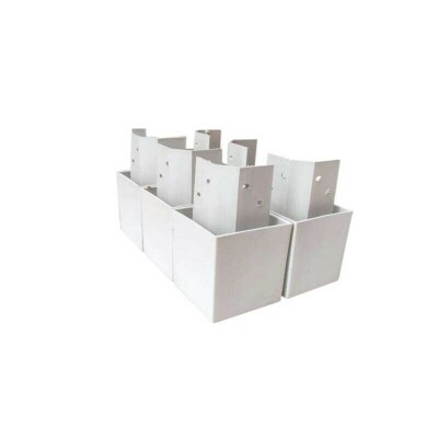Kit 6 Ps Plstico Gold Branco - Carioca